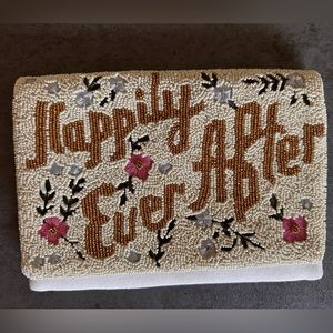 Beaded “Happily Ever After” Clutch | Wedding & Bride Purse 👰🏻‍♀️💍